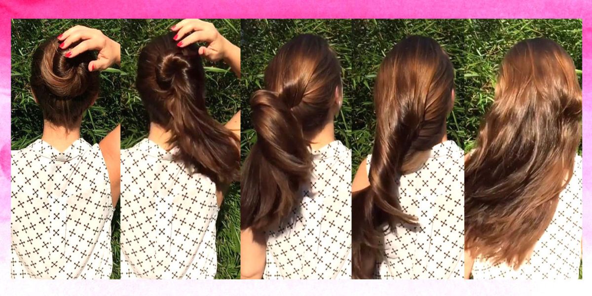 'Bun dropping' is going viral on instagram (and it's mesmerising)