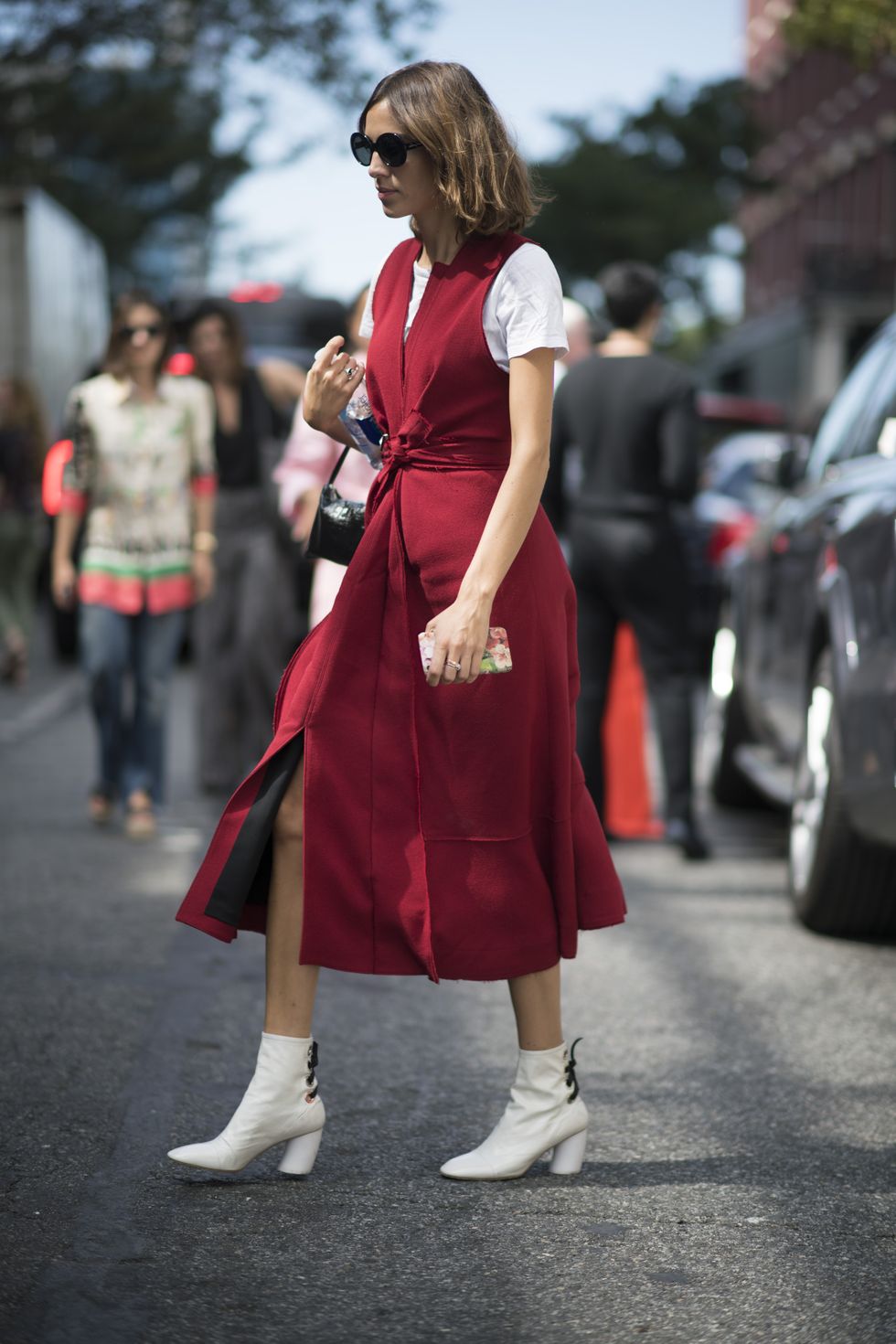 Alexa Chung at New York Fashion Week