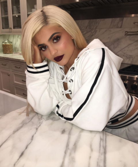Kylie Jenner's making the most of Instagram's new zoom function with this nearly-naked shot