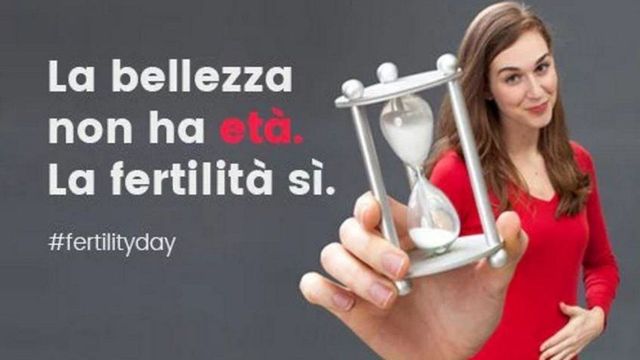 This Italian advert for 'Fertility Day' reminds women we're a ticking time bomb and it's not gone down