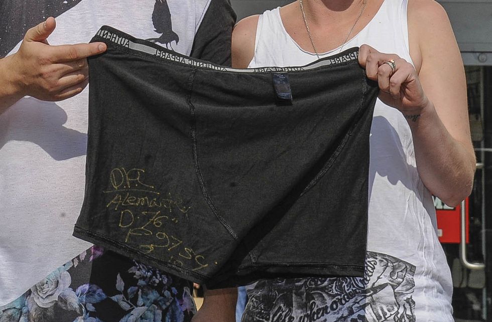 Woman claims Primark boxers contain coded cry for help from