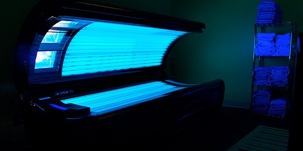 sunbed uv light