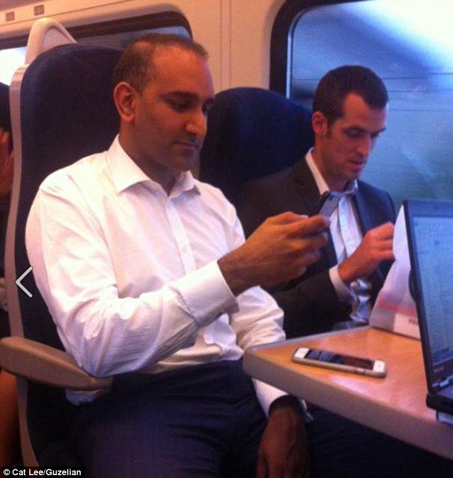This man was accused of not giving up his train seat for a disabled woman