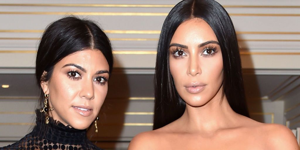 Kim and Kourtney Kardashian are majorly twinning at Paris Fashion Week