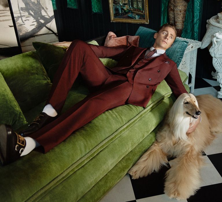 Tom Hiddlestone in Gucci's new ad campaign