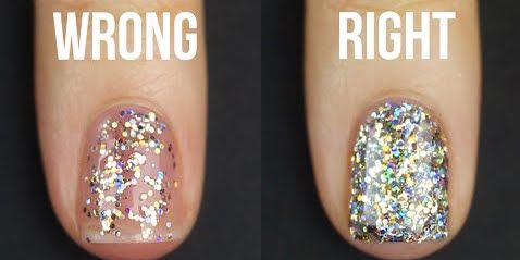 The glitter nail polish hack you need to try | Cosmopolitan