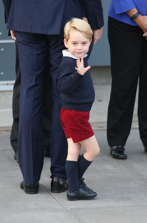Prince George and Princess Charlotte wave goodbye to their Canada tour