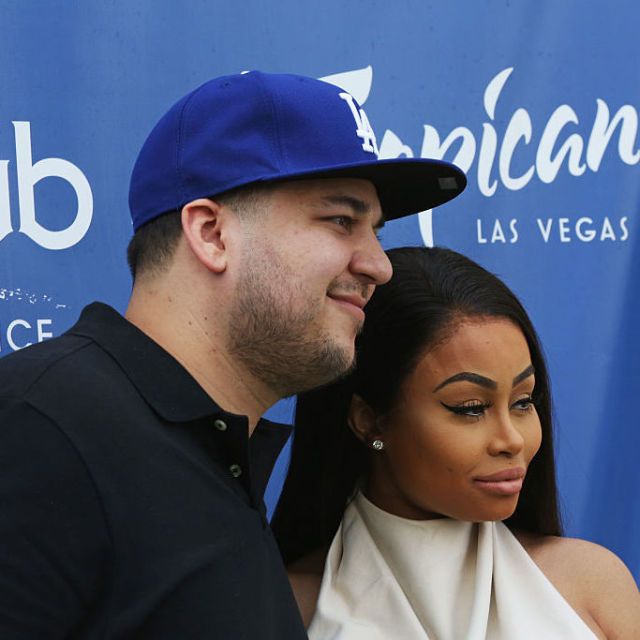 Blac Chyna and Rob Kardashian in Vegas