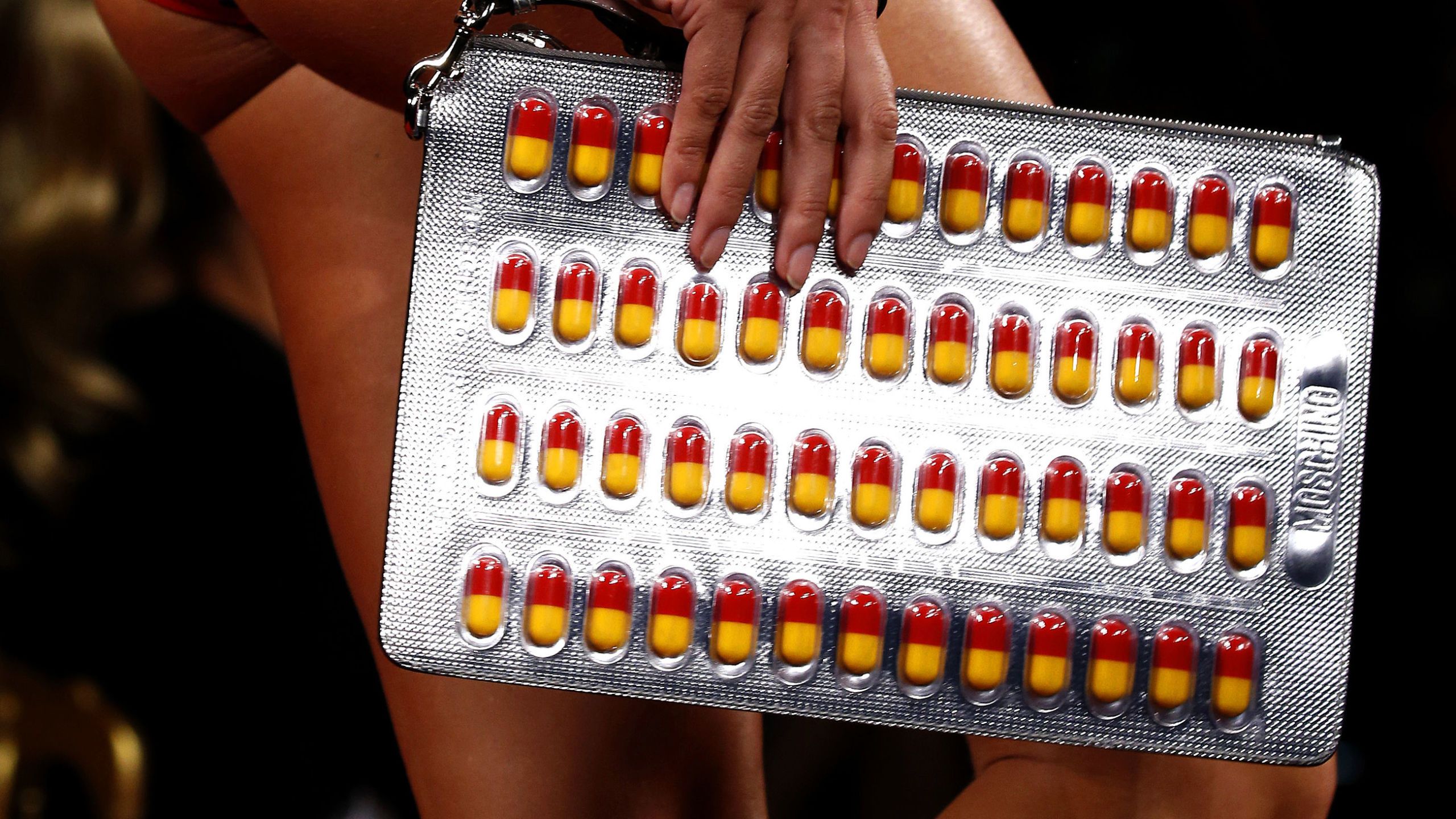 These Moschino pill covered clothes are offending people