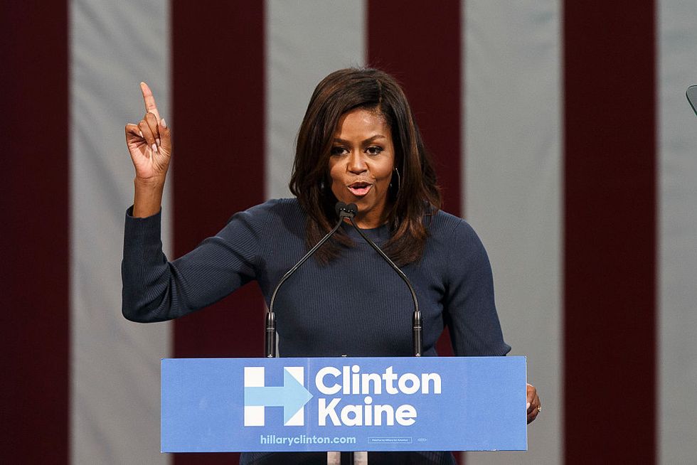 16 best lines from Michelle Obama's fiery speech about Donald Trump's misogyny