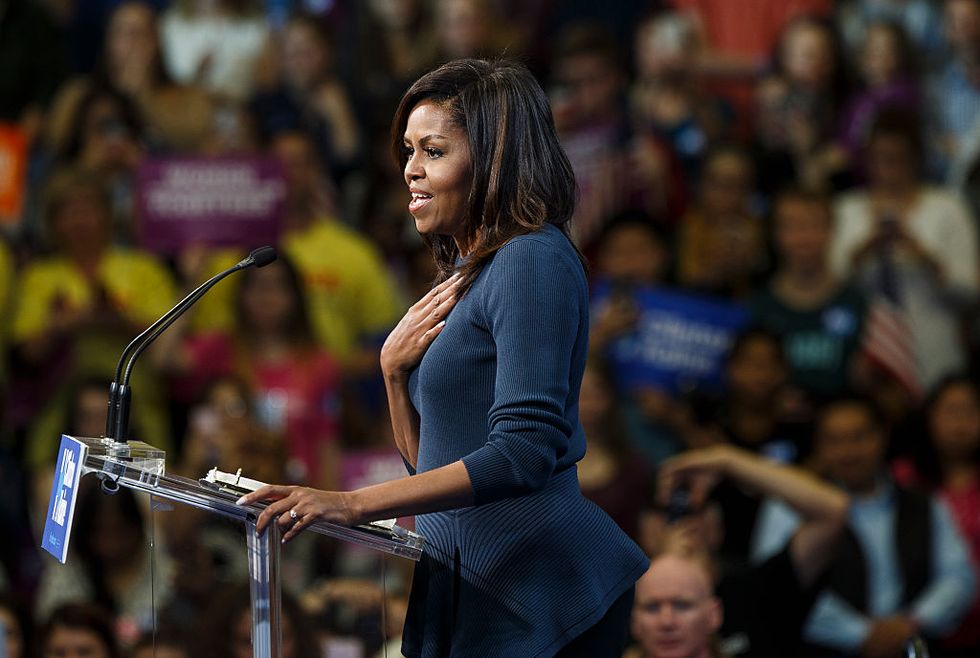 16 best lines from Michelle Obama's fiery speech about Donald Trump's misogyny