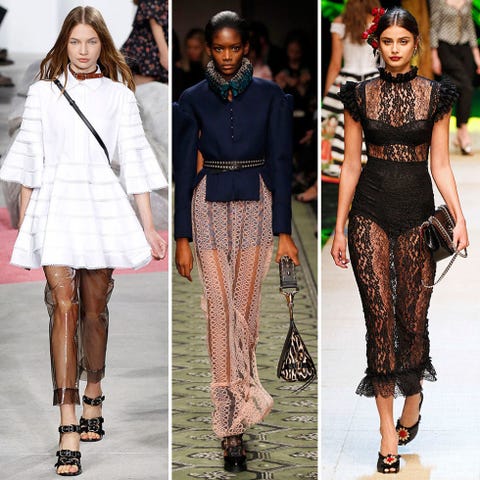 Spring/Summer 2017 fashion trends: sheer Spring/Summer 2017 fashion trends: sheer