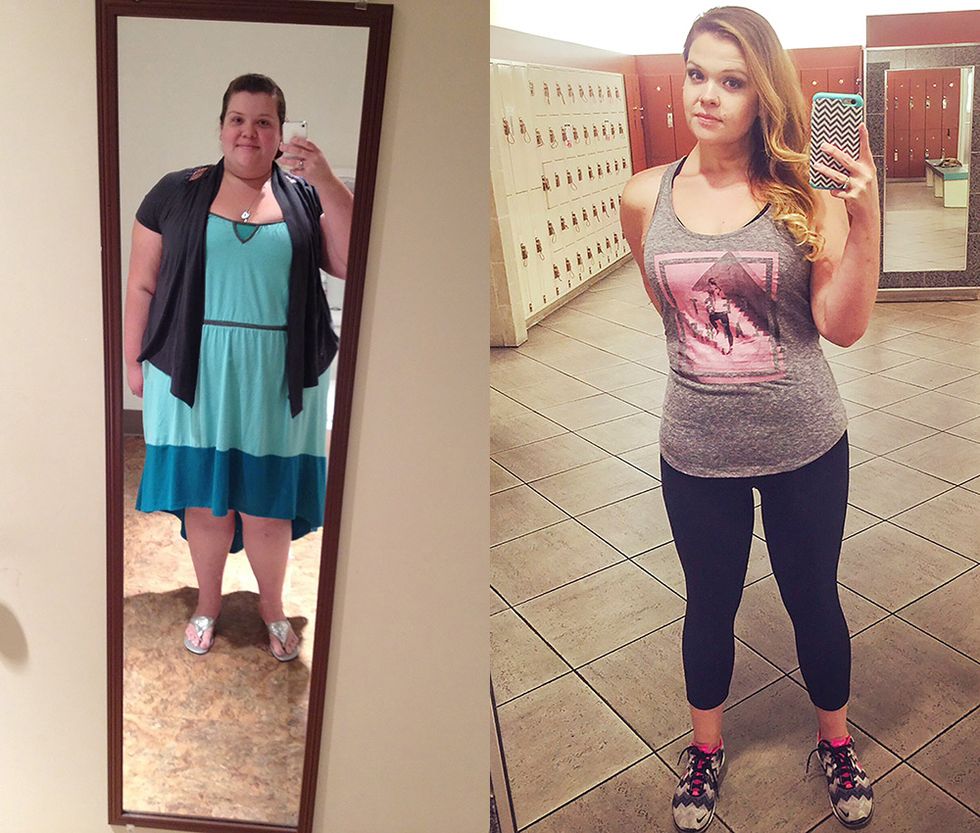 This woman managed incredible weightloss... but had to handle her 'jealous' husband
