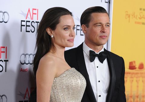 Angelina Jolie and Brad Pitt at the premiere of By The Sea