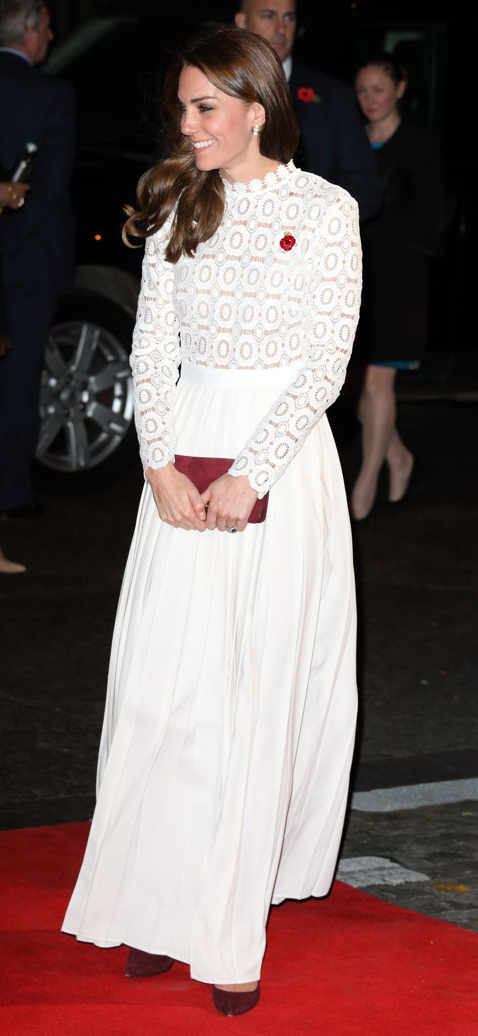 Kate Middleton wearing Self Portrait at a film premiere