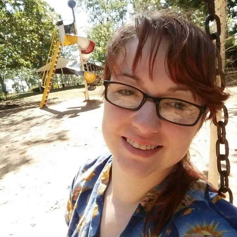 A missing woman has been found alive, chained inside a metal container