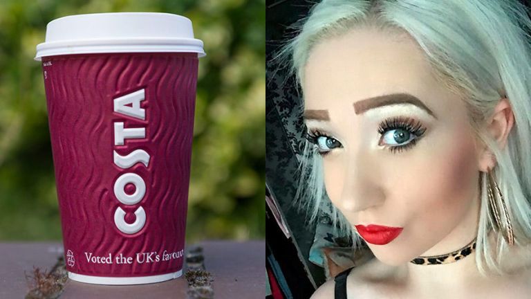 This woman dropped Costa Coffee on her lap and suffered third degree burns through her clothes