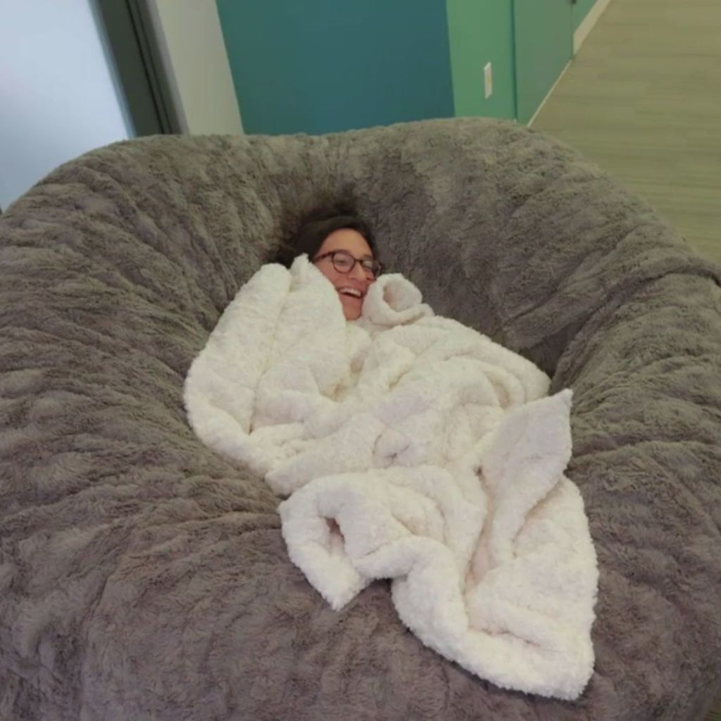 This massive pillow chair is everything that is good with the world