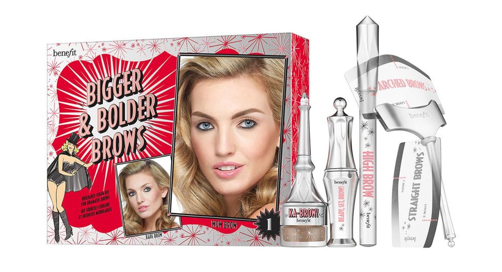 <p>Need a little help cheating that instgram-worthy brow? We got you.</p><p><a href="http://www.boots.com/en/Benefit-Bigger-and-Bolder-Brows-kits_1909298/" target="_blank">£28.50</a></p>