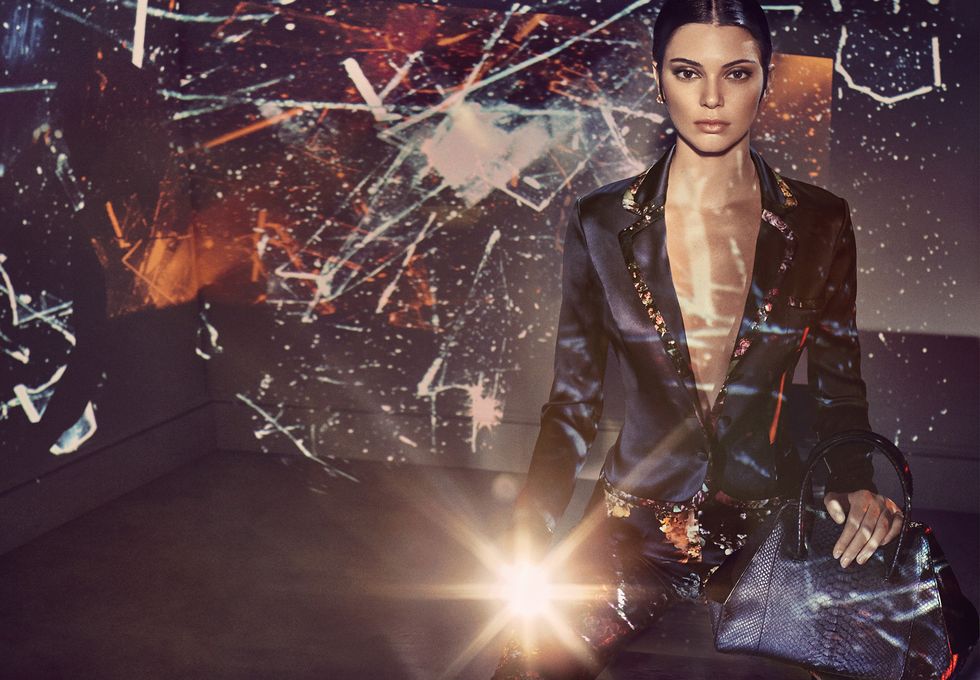 Kendall Jenner modelling in the La Perla SS17 ad campaign
