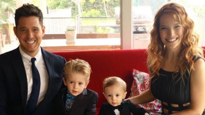 Michael Buble and family have been given some good news about son Noah's cancer