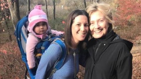 Hillary Clinton Went for a Hike Today Because She's a Badass Like That