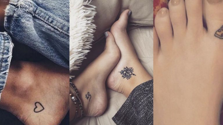 22 Tiny Foot Tattoos That Will Make You