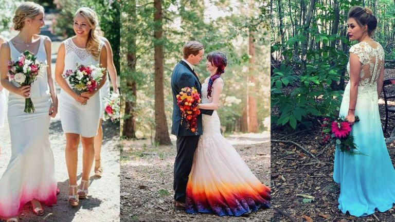 Red Ombre Wedding Dresses