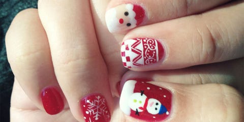 Nail Art Ideas And Easy Designs Christmas Nail Art