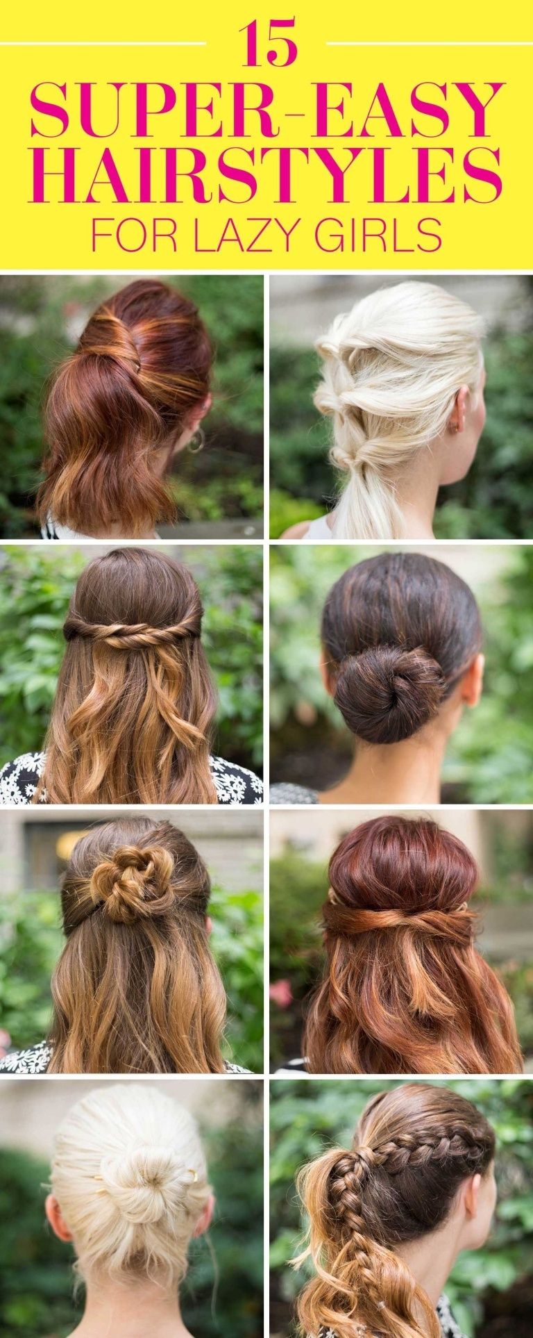 Easy lazy girl hairstyles