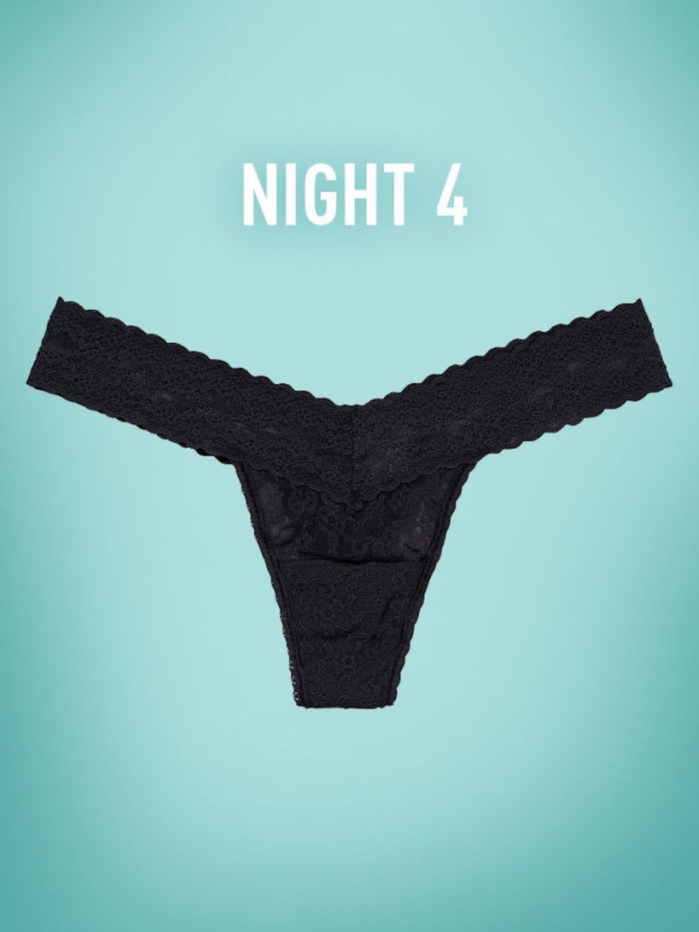 I wore lingerie to bed for seven nights - night four