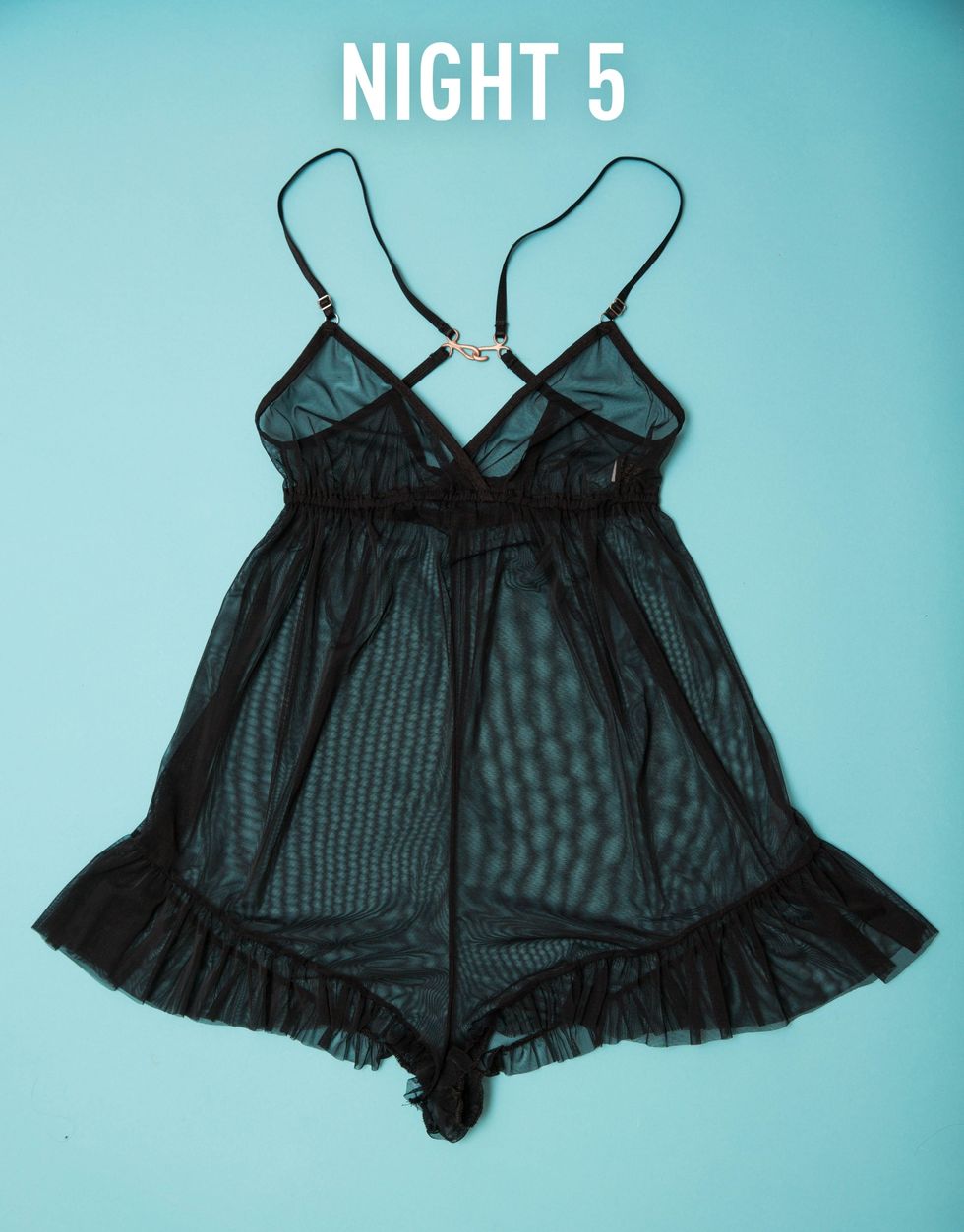 I wore lingerie to bed for seven nights - night five