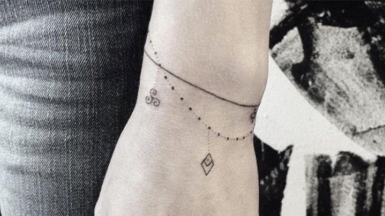 Bracelet tattoos are a thing