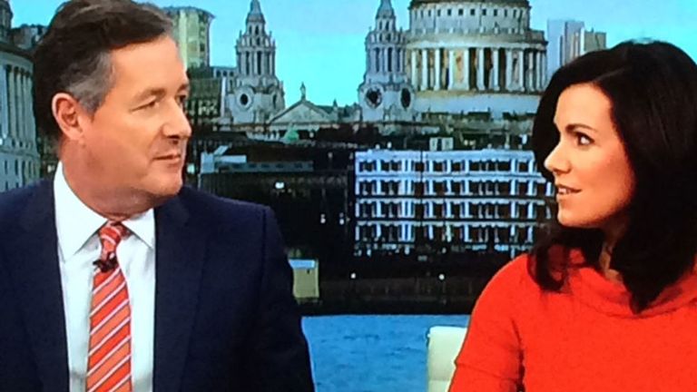 Piers Morgan just left Susanna Reid speechless over his Melania Trump comment