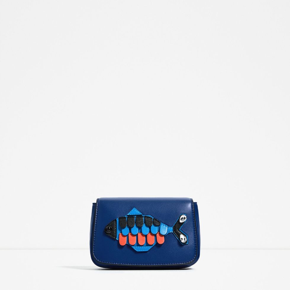 Electric blue, Rectangle, Symbol, Coin purse, 