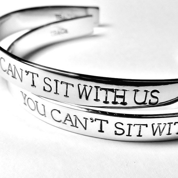 You can't sit with us bracelet