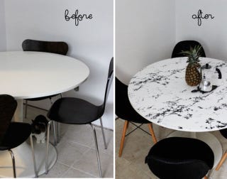 Ikea kitchen table hack