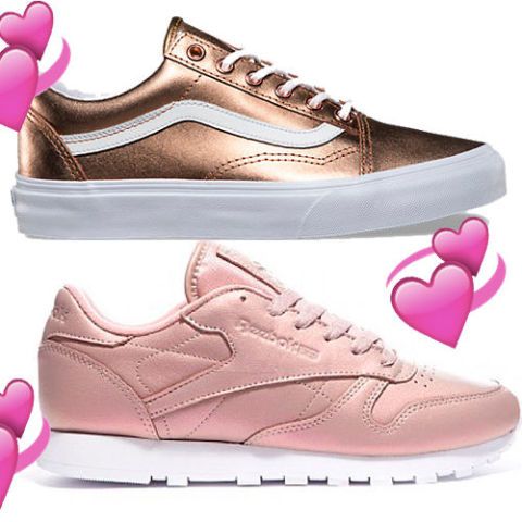 Rose gold trainers on sale next