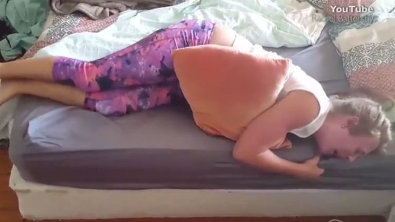 Woman posts video writhing in agony to show the impact of Lyme Disease