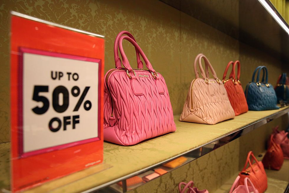 Handbags reduced in Christmas sales