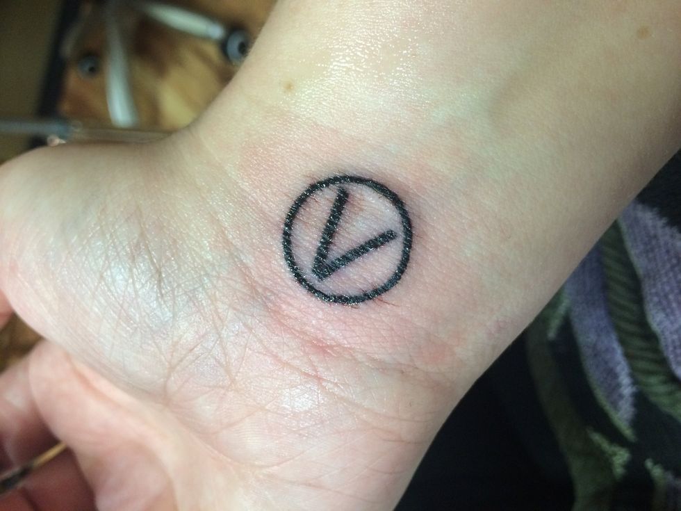 Finger, Skin, Symbol, Thumb, Flesh, Temporary tattoo, Tattoo, Number, 