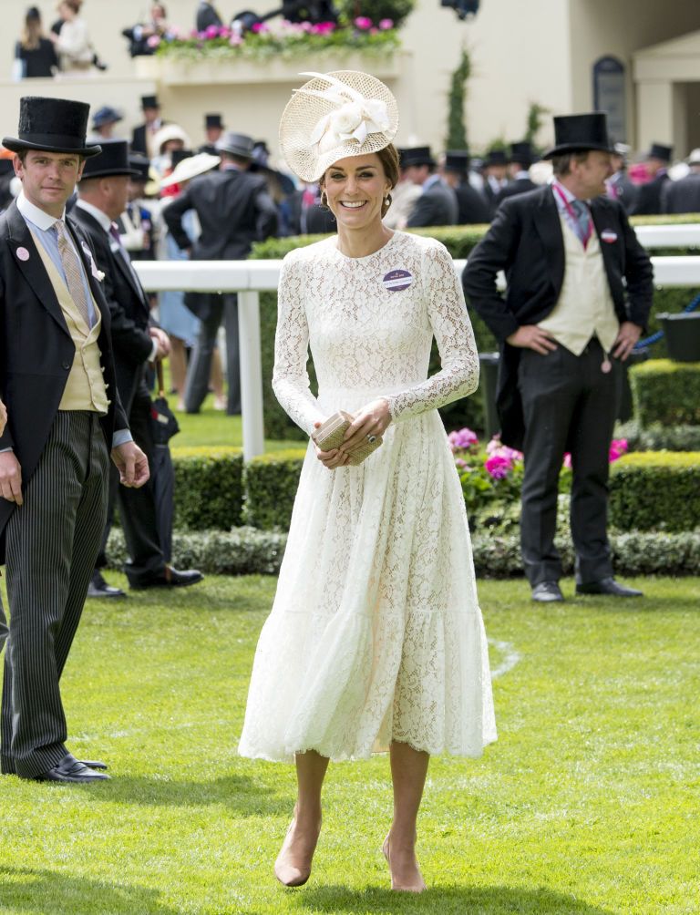 Duchess of Cambridge wearing white