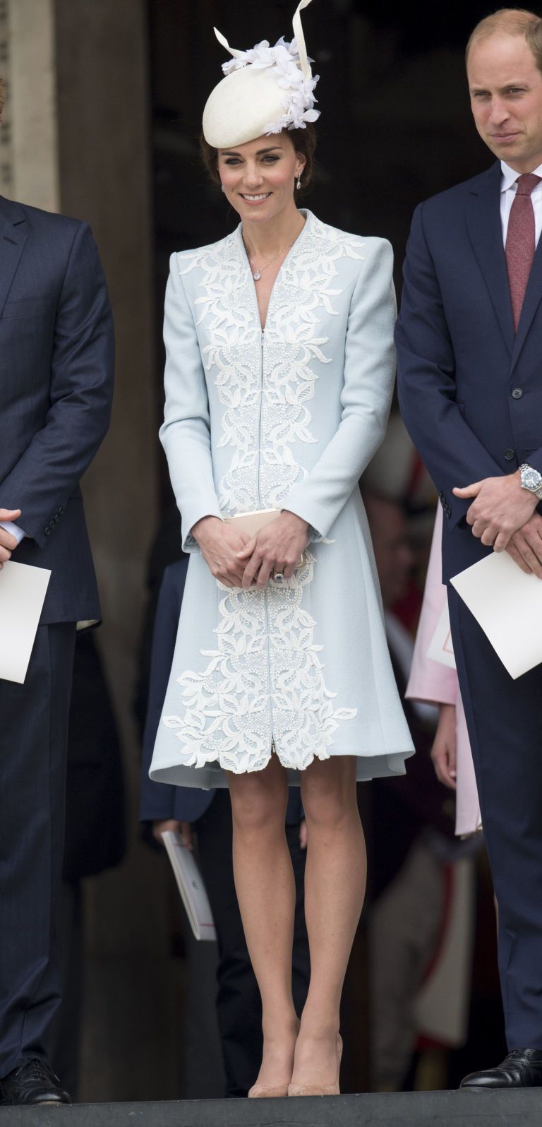Duchess of Cambridge wearing a Catherine Walker coat