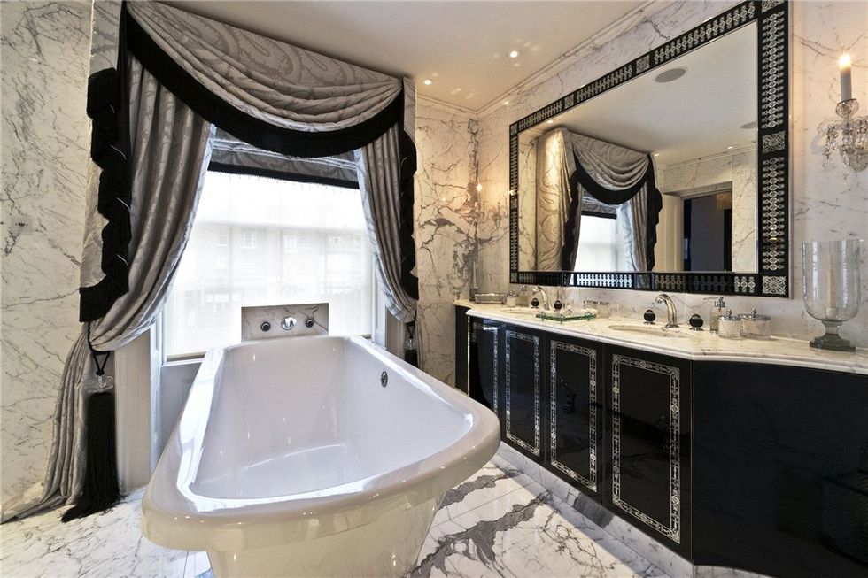 Marble bathroom in Rightmove's most viewed property
