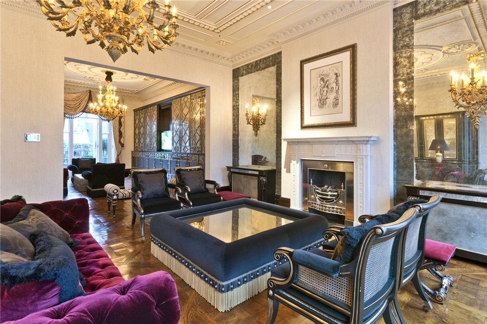 Living room in the most viewed property on Rightmove