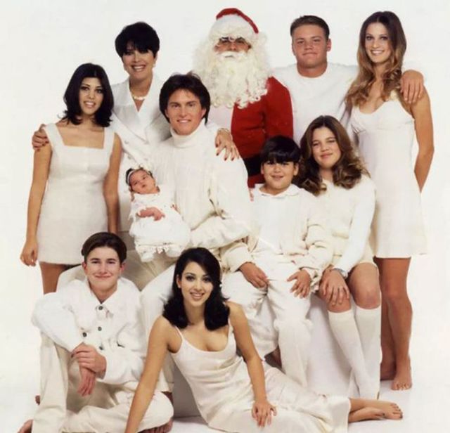 cartoline natalizie dei kardashian