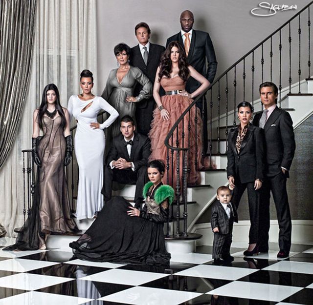 kardashian christmas cards