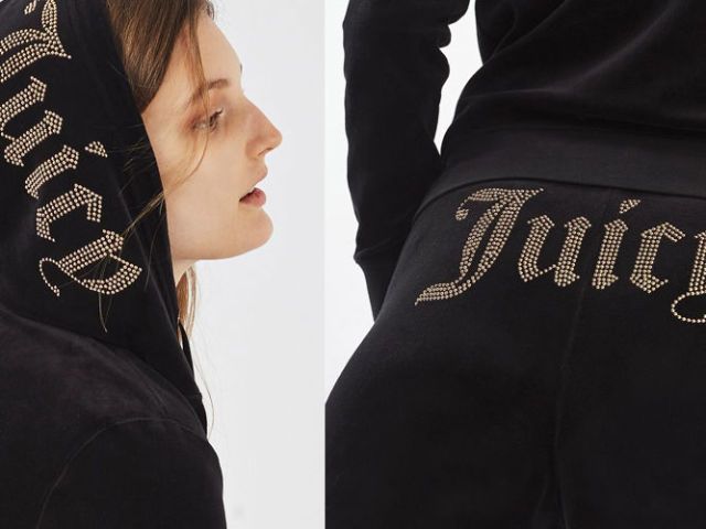 juicy couture logo on bum