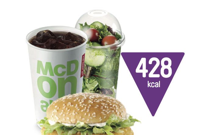 Meals at McDonalds under 400 and 600 calories
