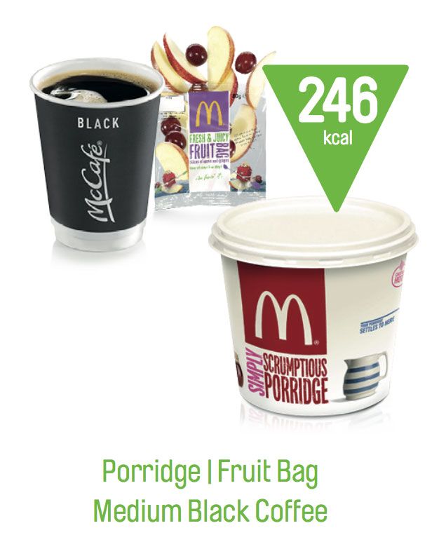 Porridge under 400 calories at McDonalds
